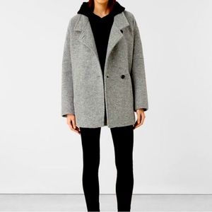 All Saints Meade Ricci Wool-Blend Coat - UK 2 /US 2 / EU 34 (XS)